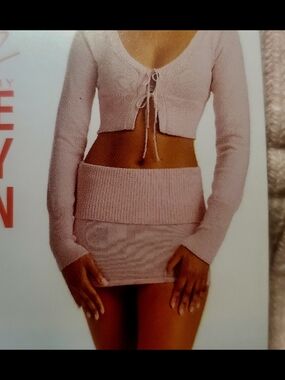 Mills By Millie Bobby Brown Mini Skirt-Light Pink